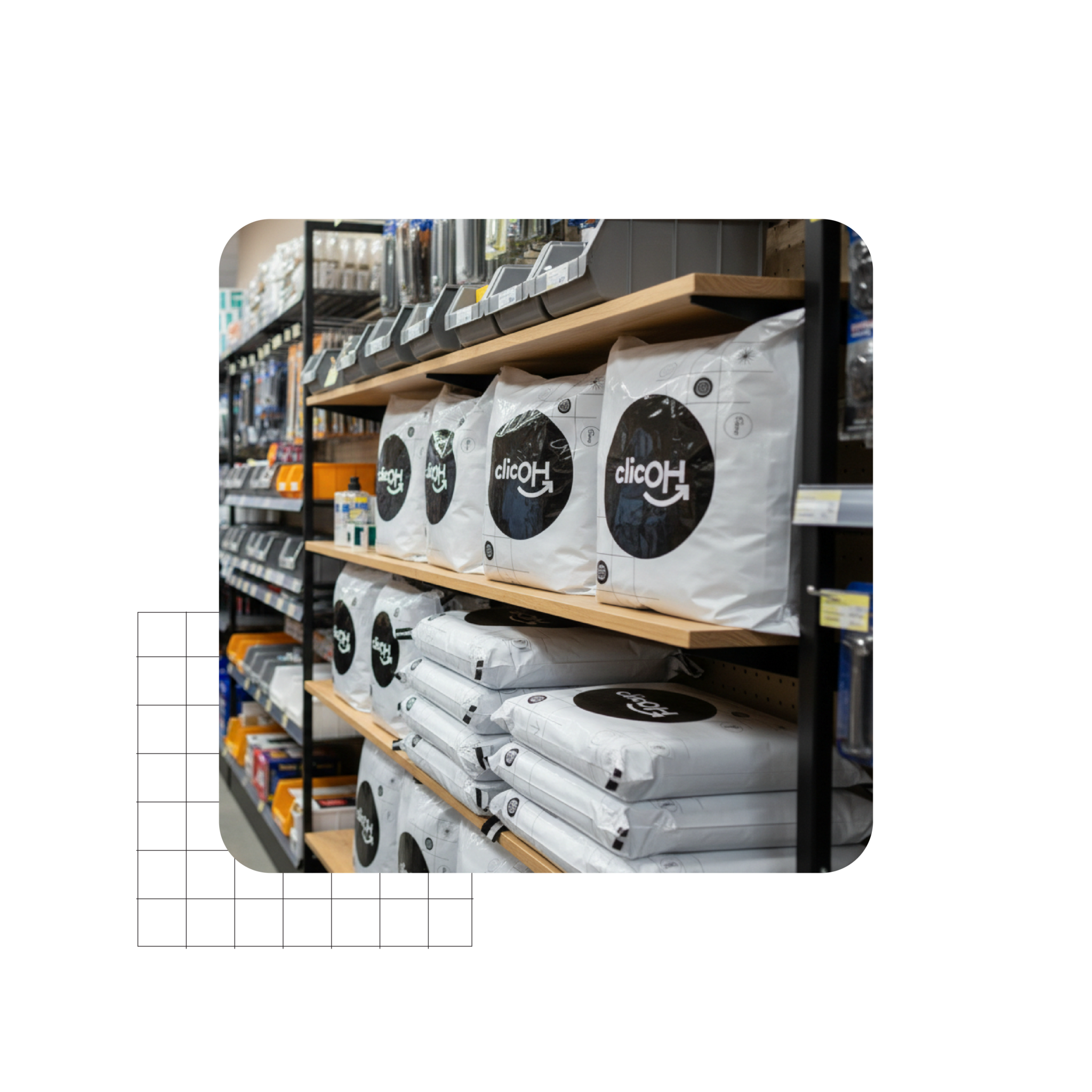 Baja inversión: solo necesitas un espacio seguro y conexión para usar el sistema de clicOH.